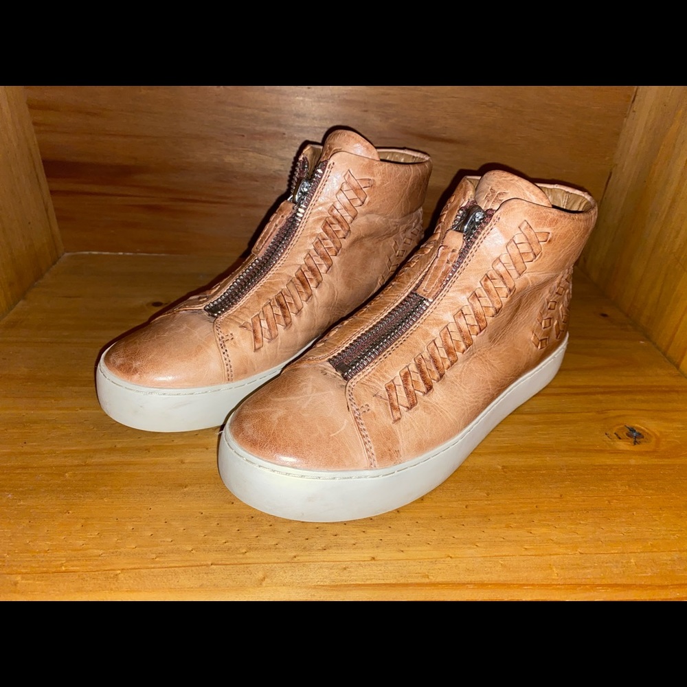 Frye leather Lena sneakers